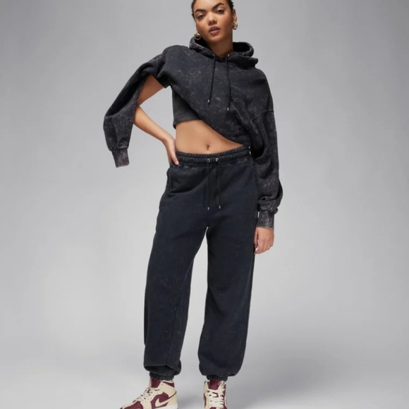 Jordan Pants Flight Fleece 100% Cotton New With Tags, Classic Jordan Sweatpants - Picture 3 of 10